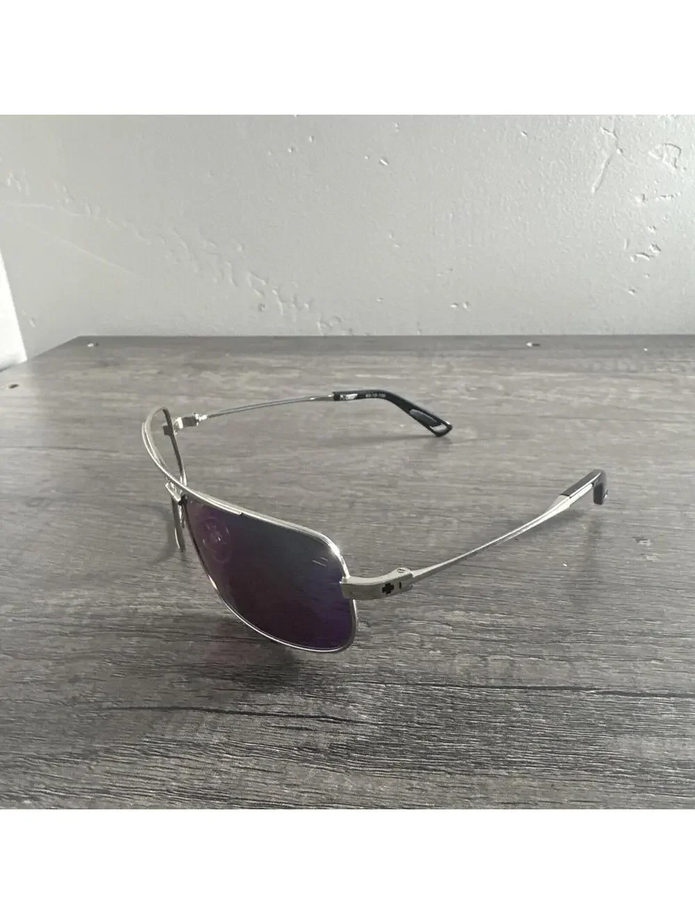 Spy Optic Leo Sunglasses Leo Black Silver Happy Lens FRAMES ONLY 63-12-130
